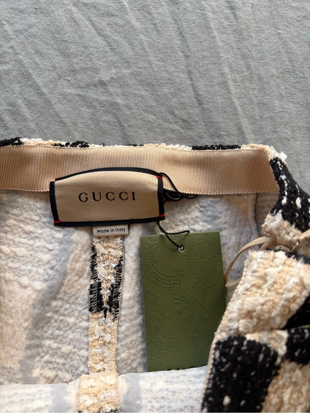 Gucci NWT Check Tweed Jacket & Ankle Pants Set IT 38 - Picture 4 of 7